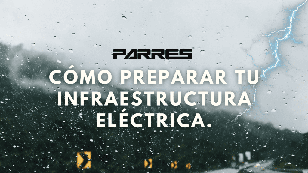 Infraestructura eléctrica industrial en tormentas eléctricas.